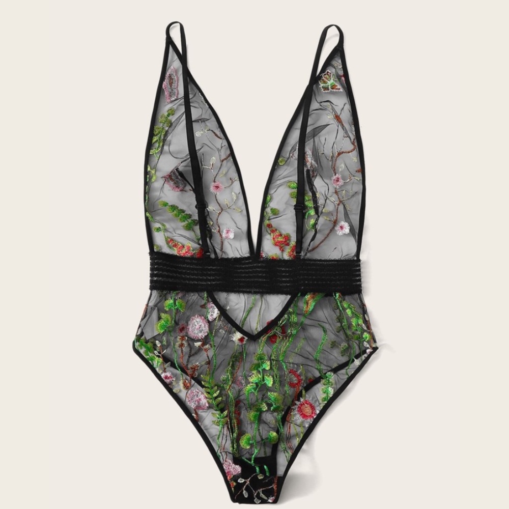 Embroiled Lingerie One Piece NEW SZ M